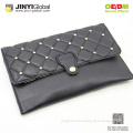 2015 fashion express personalized PU riveted lady wallet